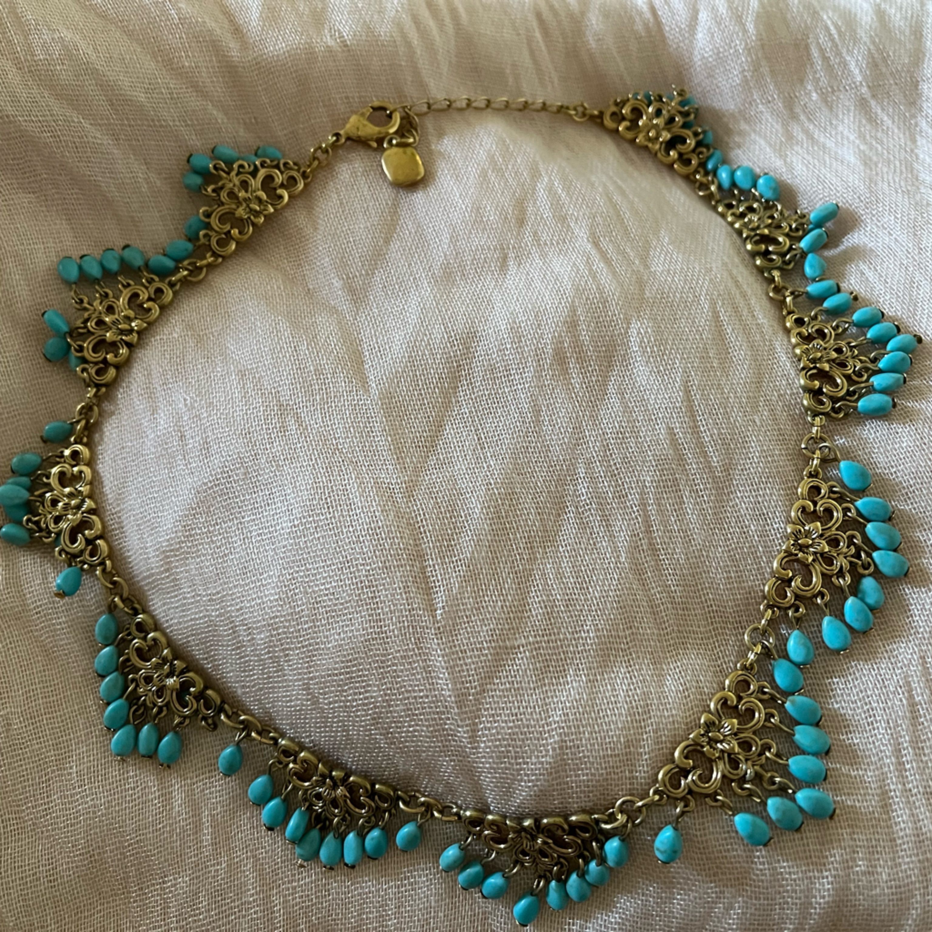Nordstorm Gold Turquoise Necklace 48$